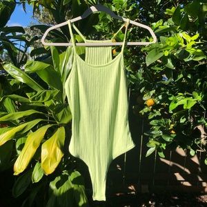 Aerie Kiwi Green Bodysuit